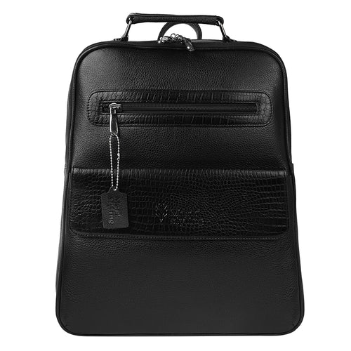 Markstyling Real Leather Luxury Backpack For Office Use Men & Women