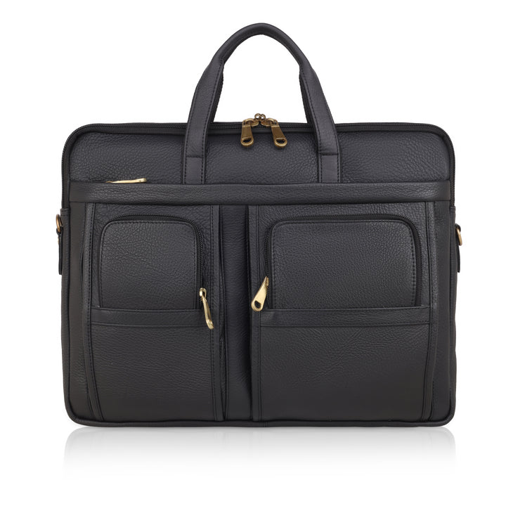 Mark Styling Multi-Pocket Executive Laptop Briefcase