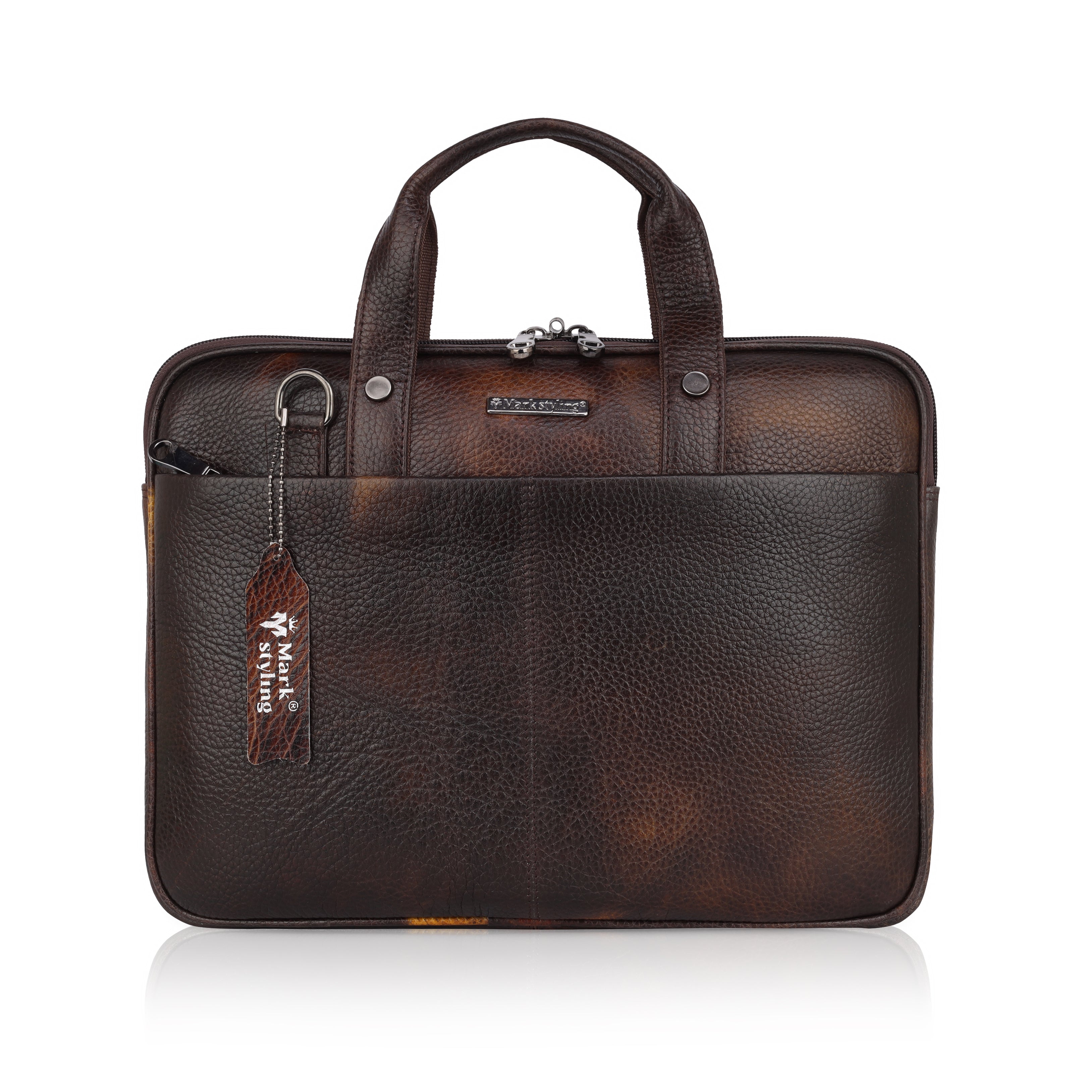 Markstyling Premium Genuine Leather Laptop Bags For Men