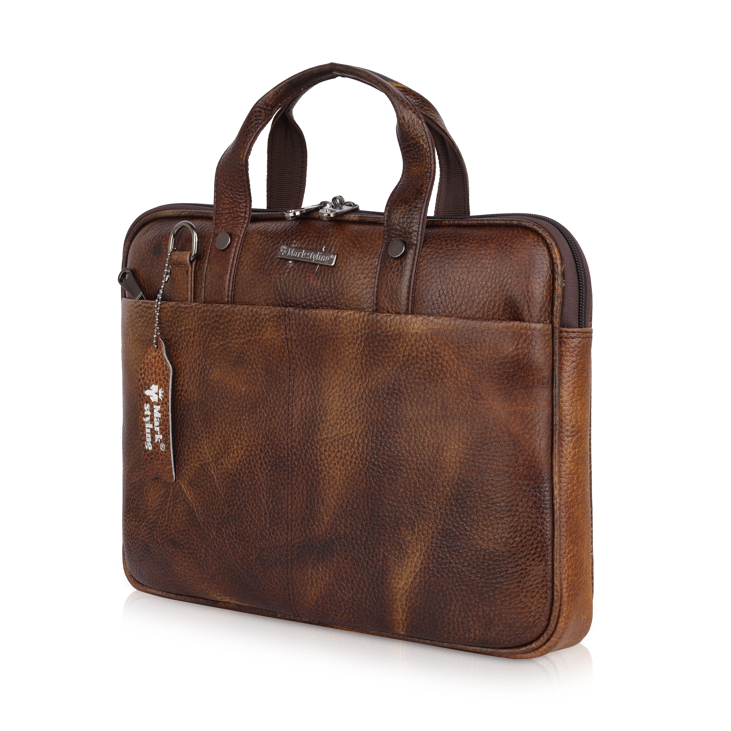 Mark Styling Vintage Hickory Laptop Messenger Bag