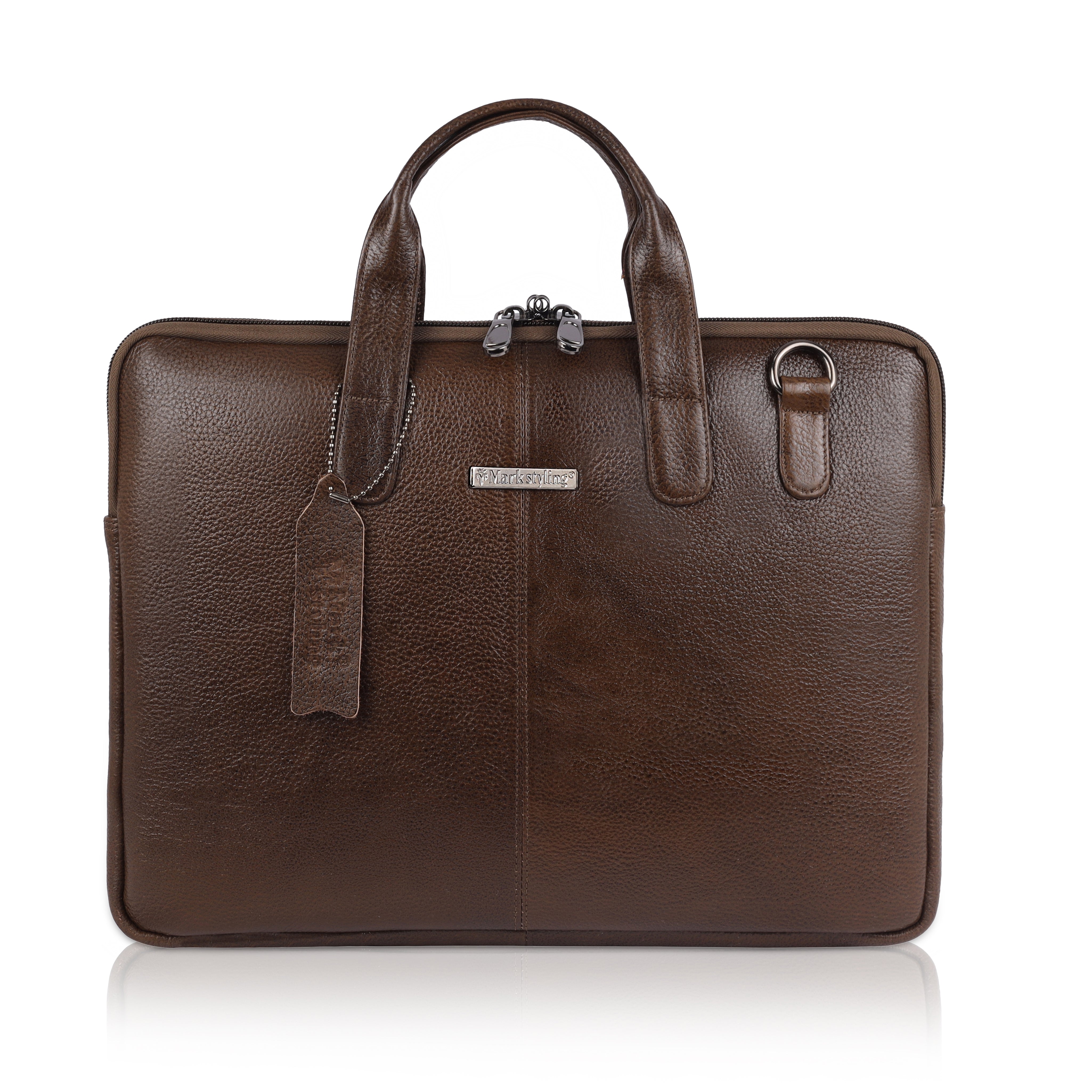 Markstyling Premium Genuine Leather Laptop Bags For Men