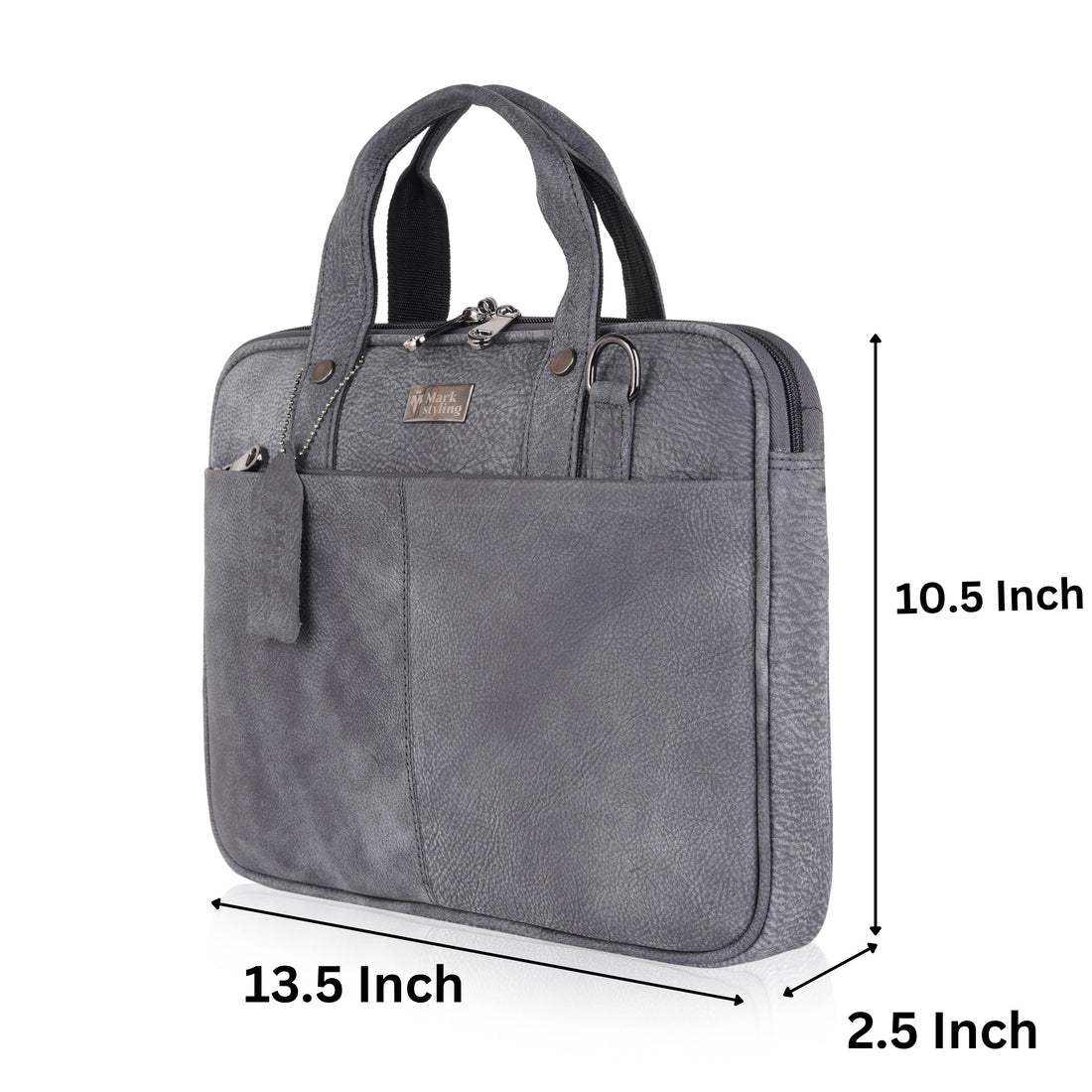 Mark Styling Urban Grey Laptop Office Bag