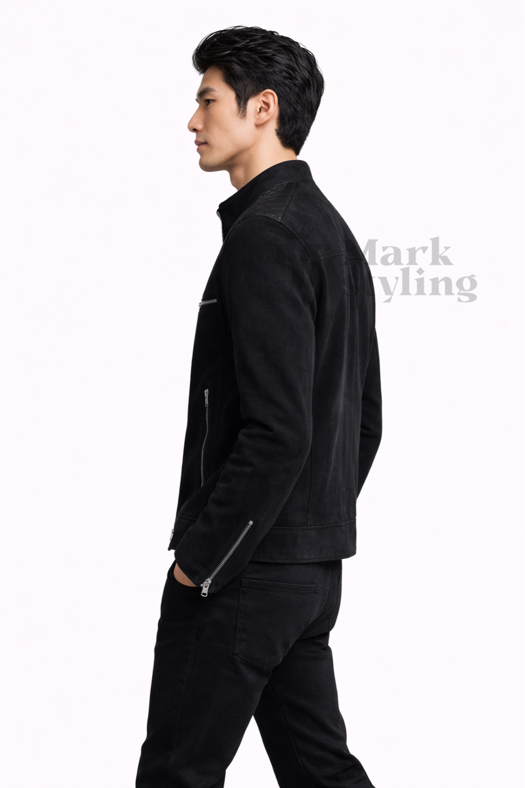 Onyx Quilted Moto-Racer By The Mark Styling