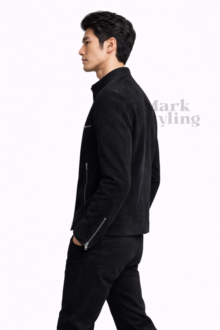 Onyx Quilted Moto-Racer By The Mark Styling