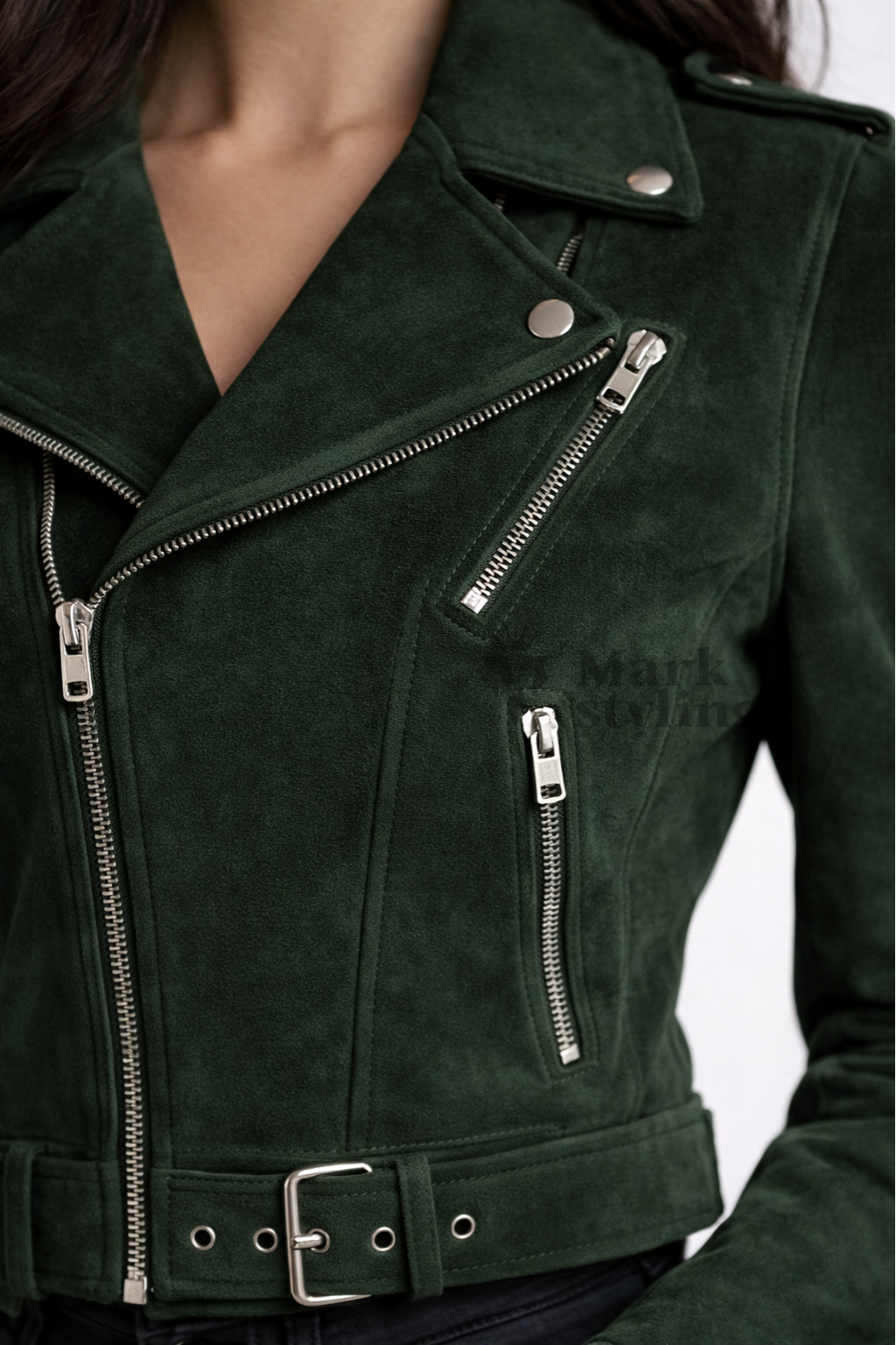 Alpine Suede Moto-Racer By The Mark Styling