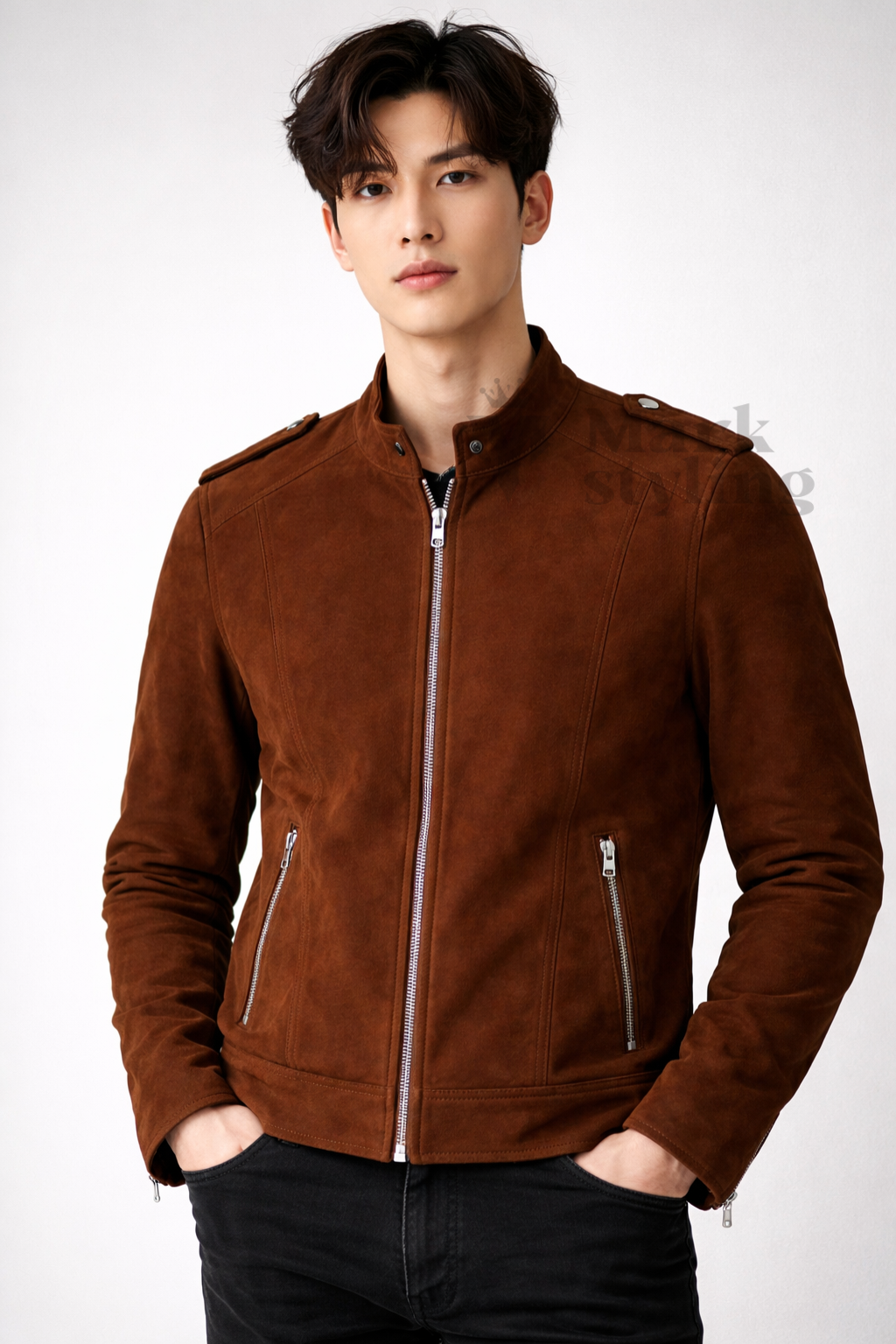 Sienna Suede Moto-Racer By The Mark Styling