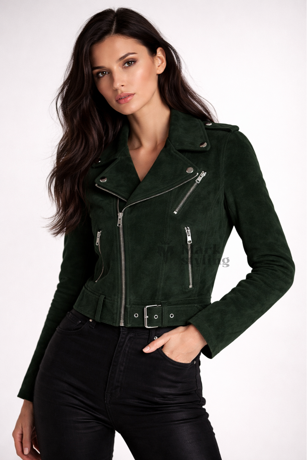 Alpine Suede Moto-Racer By The Mark Styling