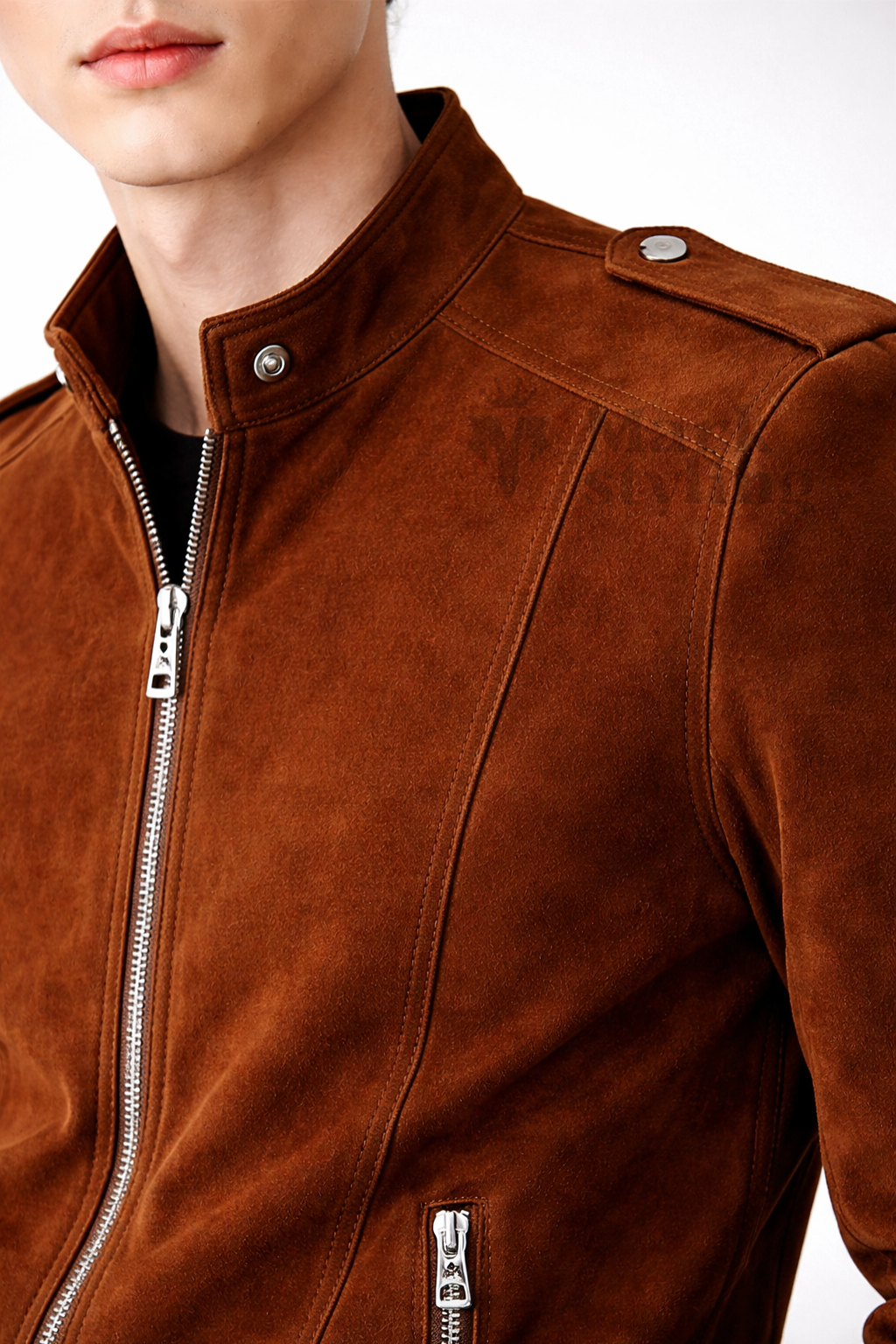 Sienna Suede Moto-Racer By The Mark Styling