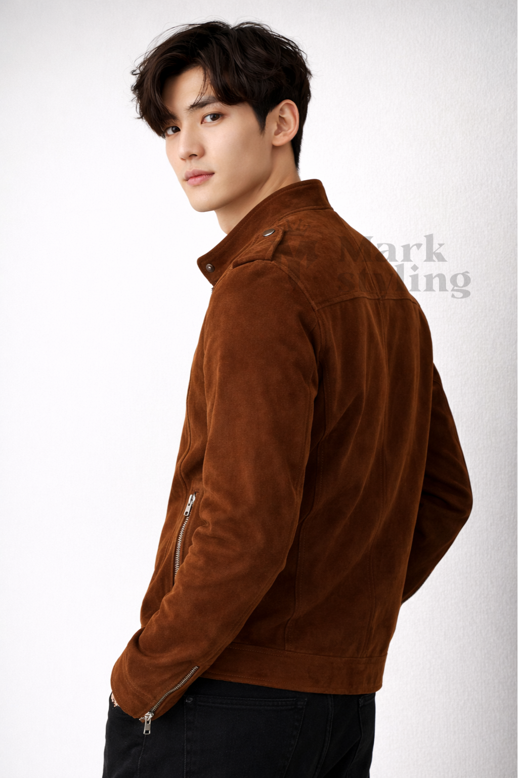 Sienna Suede Moto-Racer By The Mark Styling