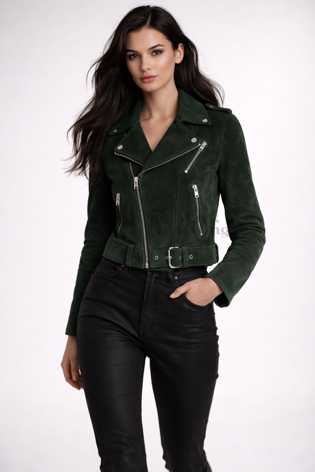 Alpine Suede Moto-Racer By The Mark Styling