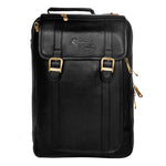 Markstyling Real Leather Luxury Backpack For Office Use Men & Women