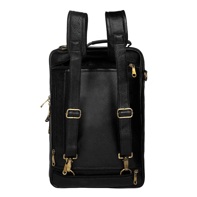 Markstyling Real Leather Luxury Backpack For Office Use Men & Women
