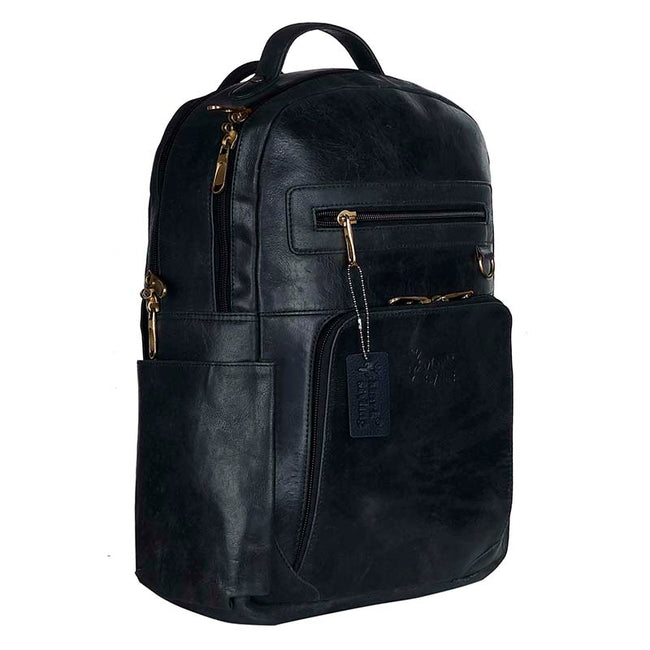 Markstyling Real Leather Luxury Backpack For Office Use Men & Women