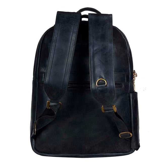 Markstyling Real Leather Luxury Backpack For Office Use Men & Women