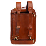 Markstyling Real Leather Luxury Backpack For Office Use Men & Women