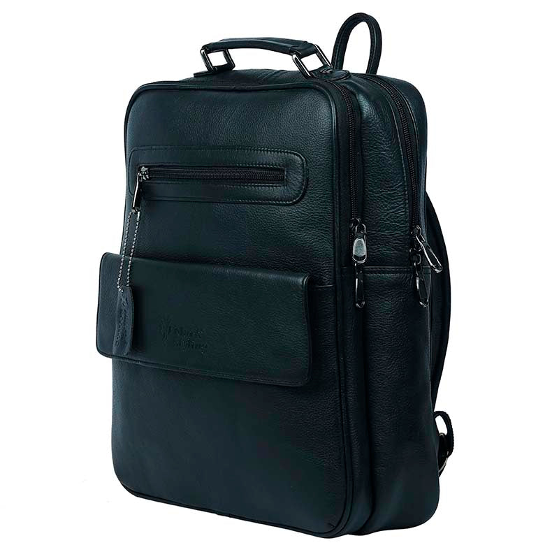 Markstyling Real Leather Luxury Backpack For Office Use Men & Women
