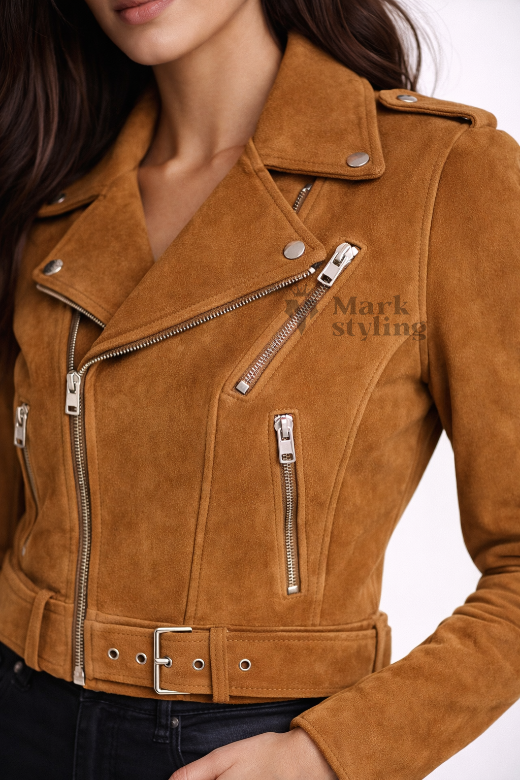Sahara Suede Moto-Racer By The Mark Styling