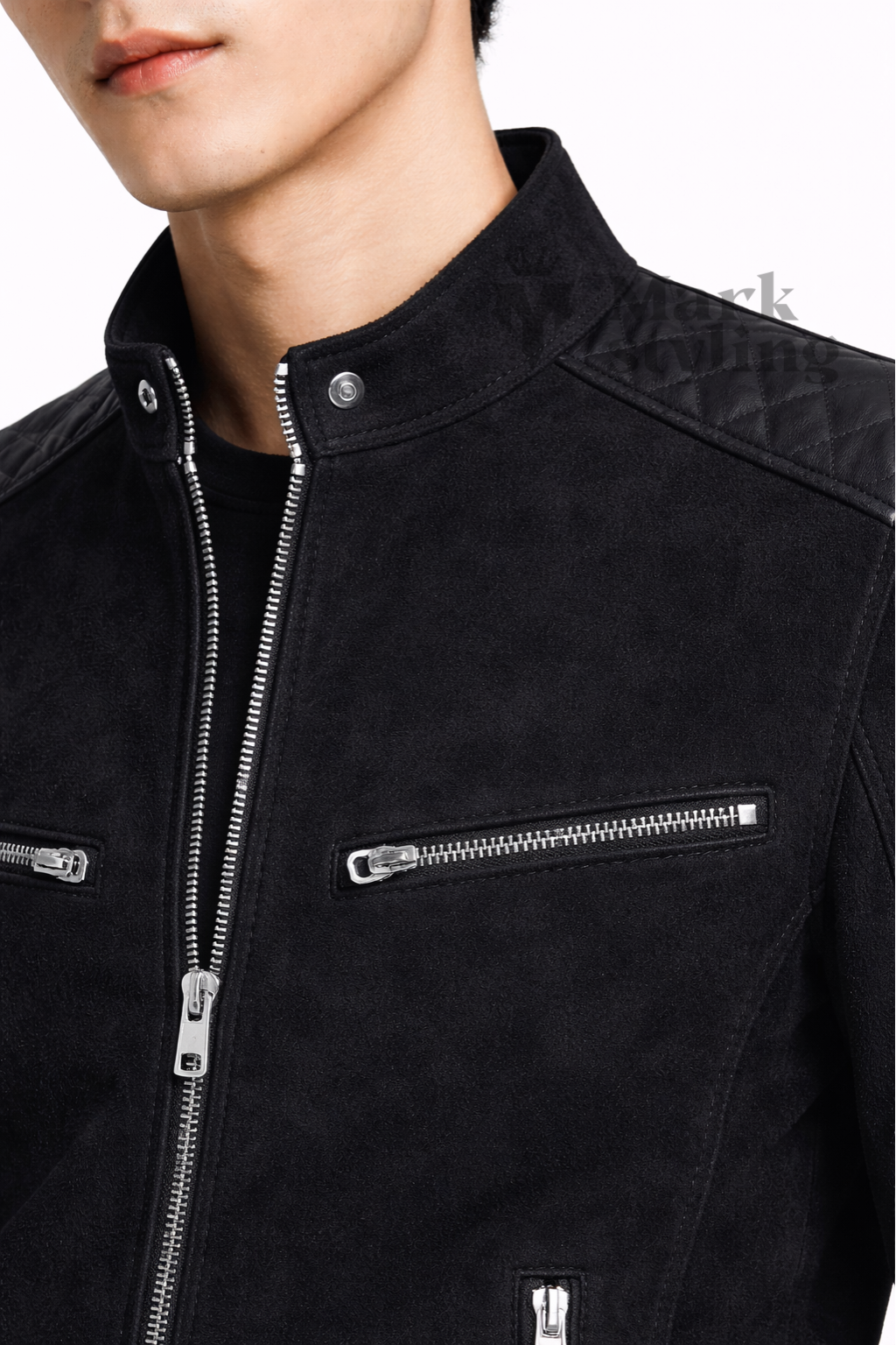 Onyx Quilted Moto-Racer By The Mark Styling