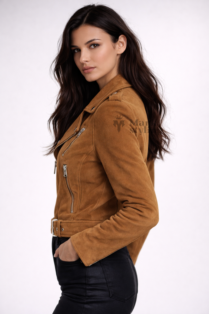 Sahara Suede Moto-Racer By The Mark Styling