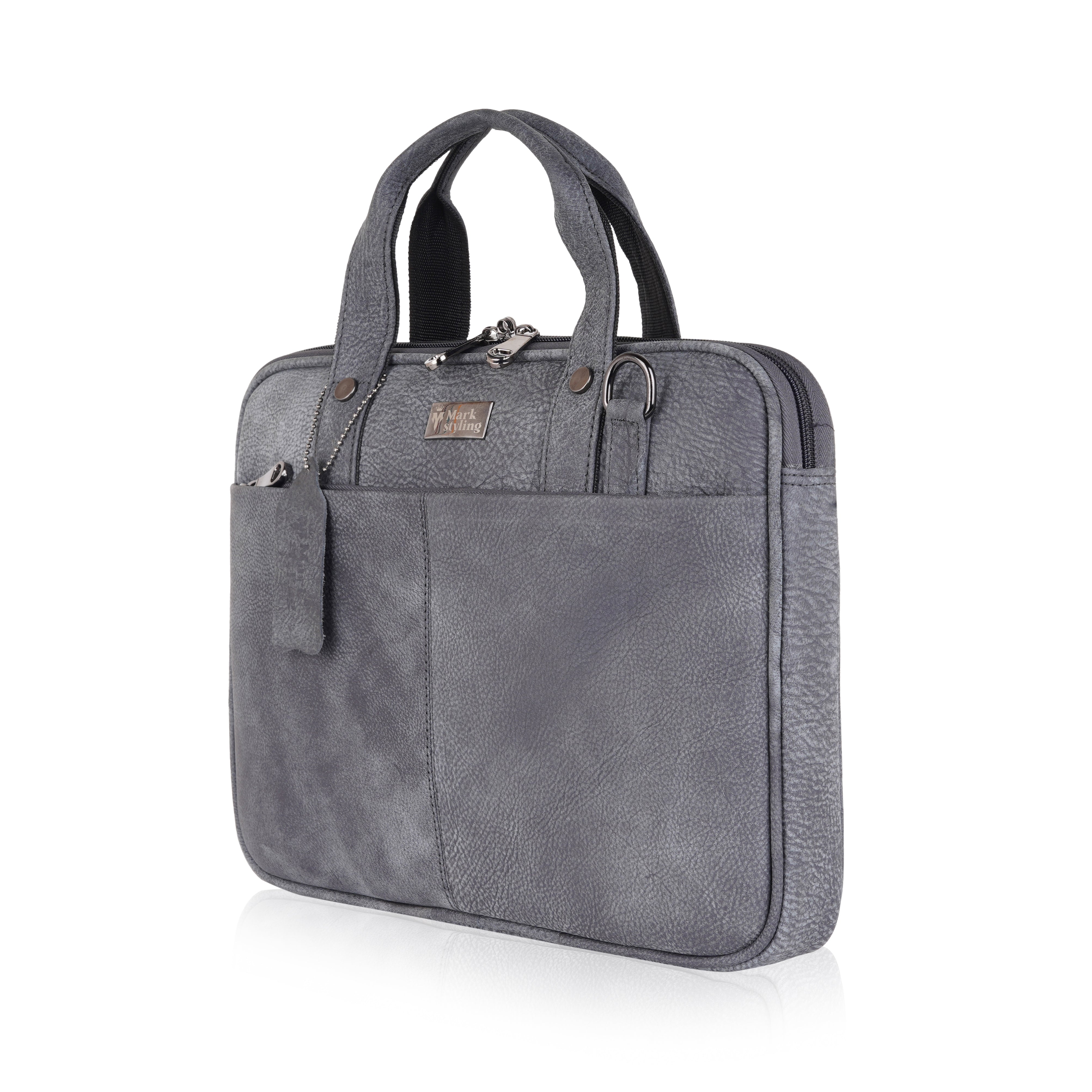 Mark Styling Urban Grey Laptop Office Bag