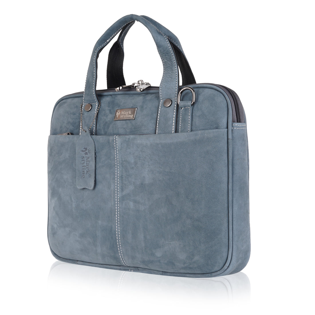 Mark Styling Vintage Blue Executive Laptop Bag