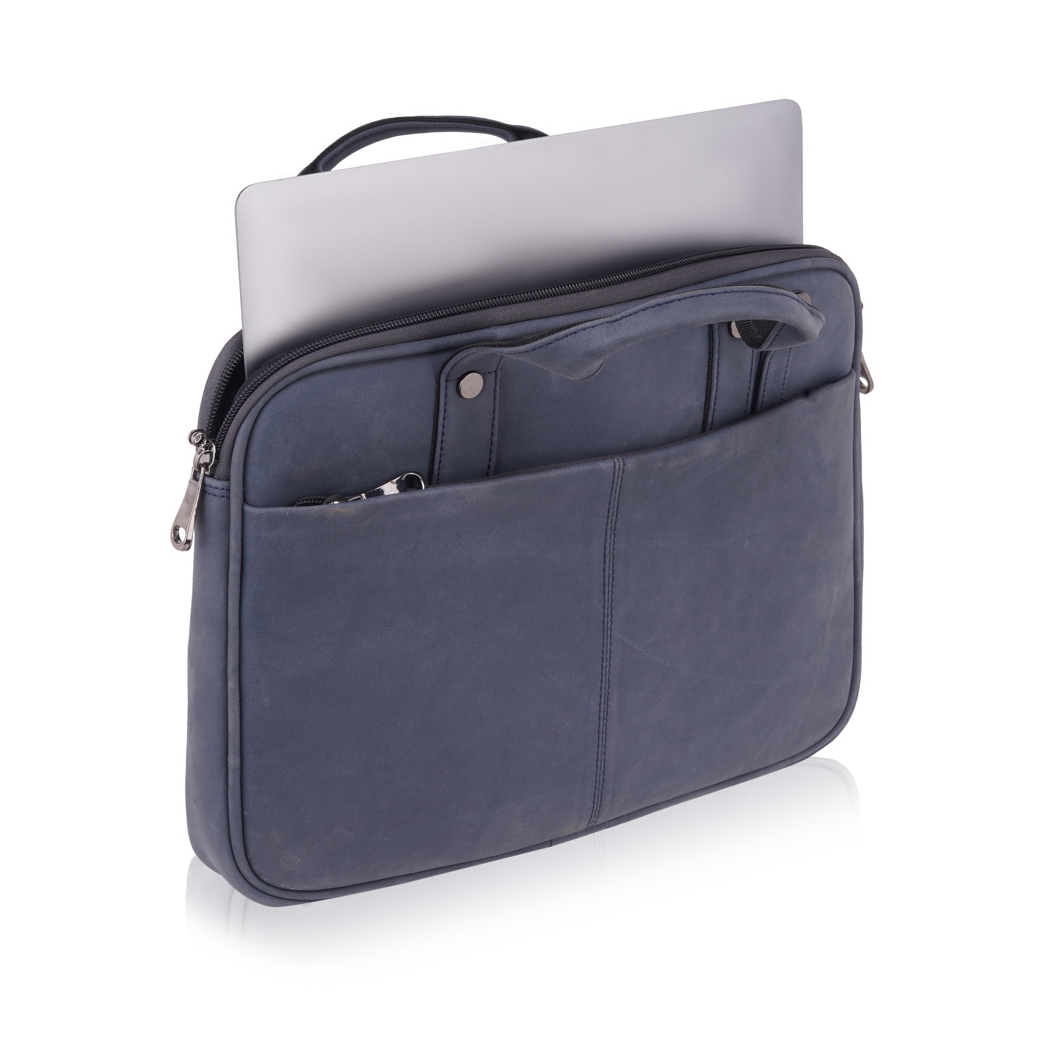 Mark Styling Classic Blue Laptop Messenger Bag