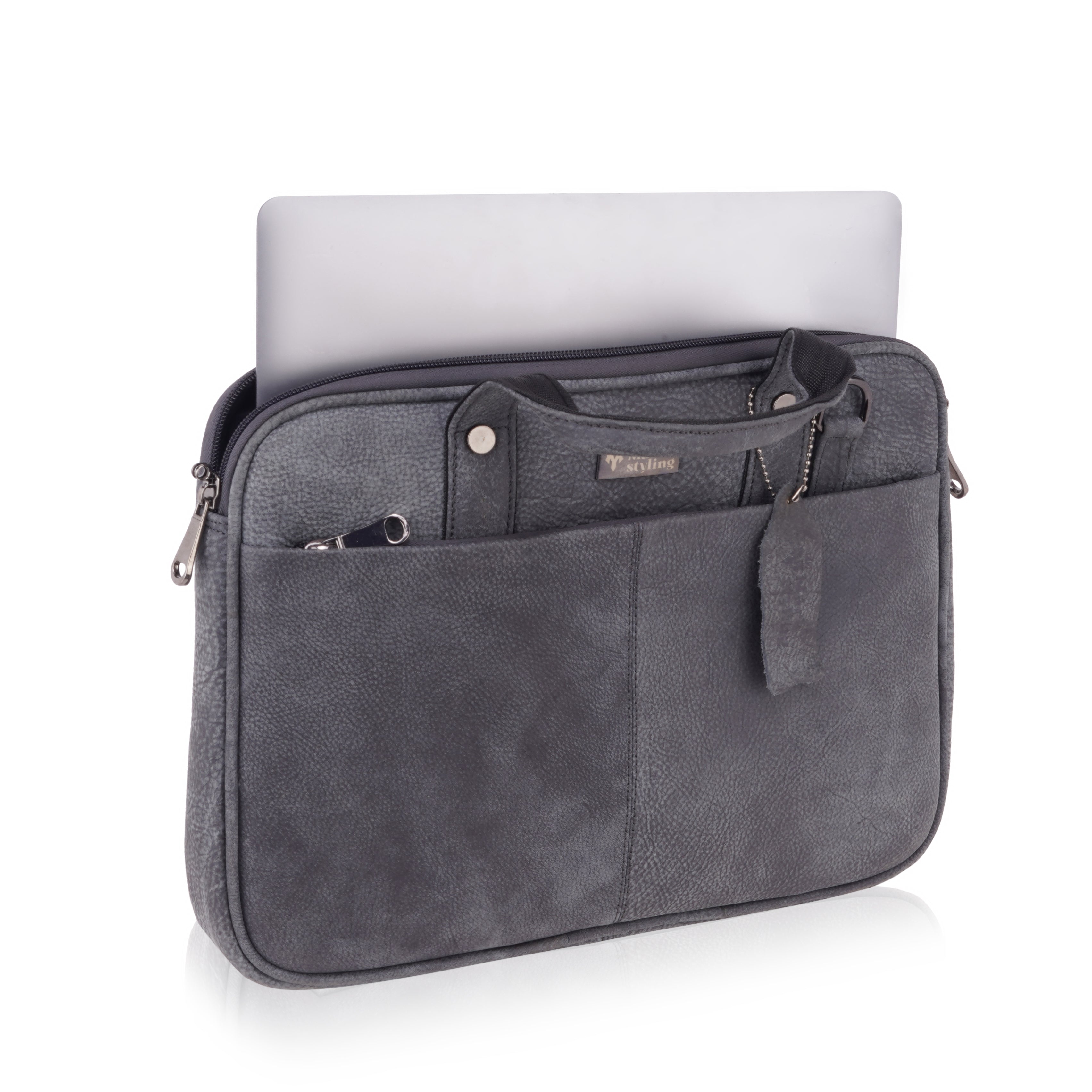 Mark Styling Urban Grey Laptop Office Bag