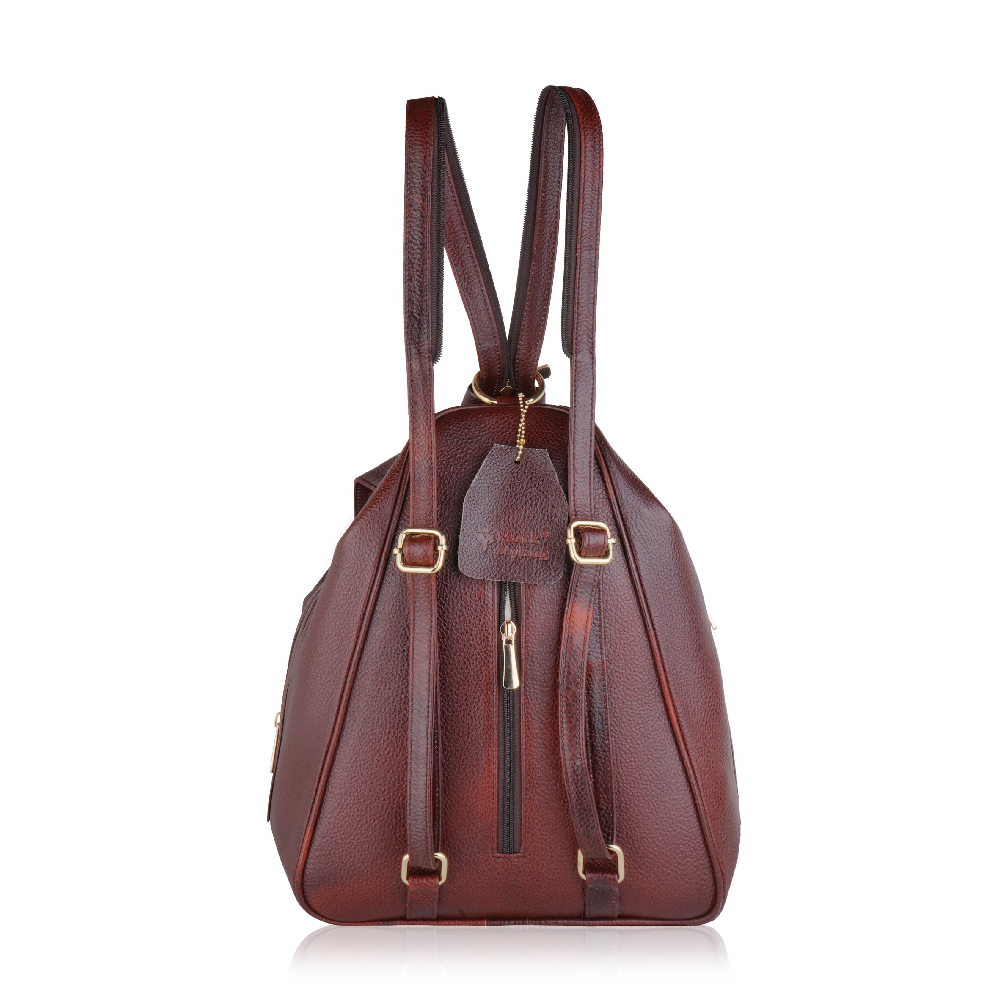 The Mark Styling "Chestnut" Convertible Backpack