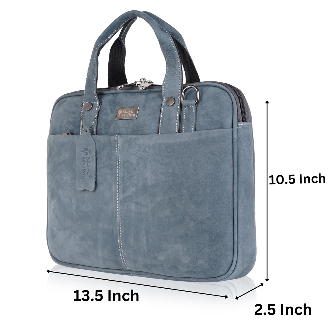Mark Styling Vintage Blue Executive Laptop Bag