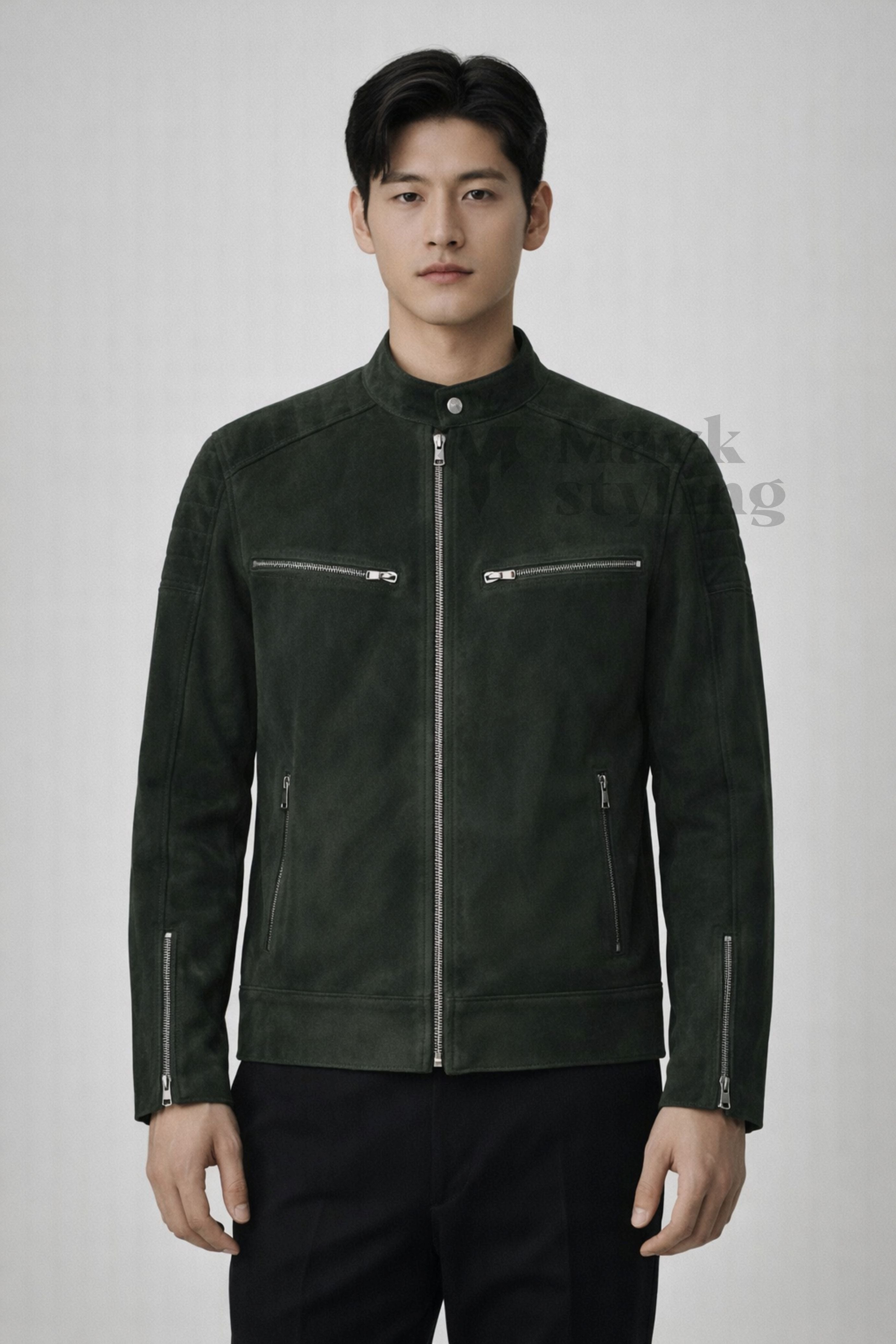 Emerald Quilted Moto-Racer By The Mark Styling