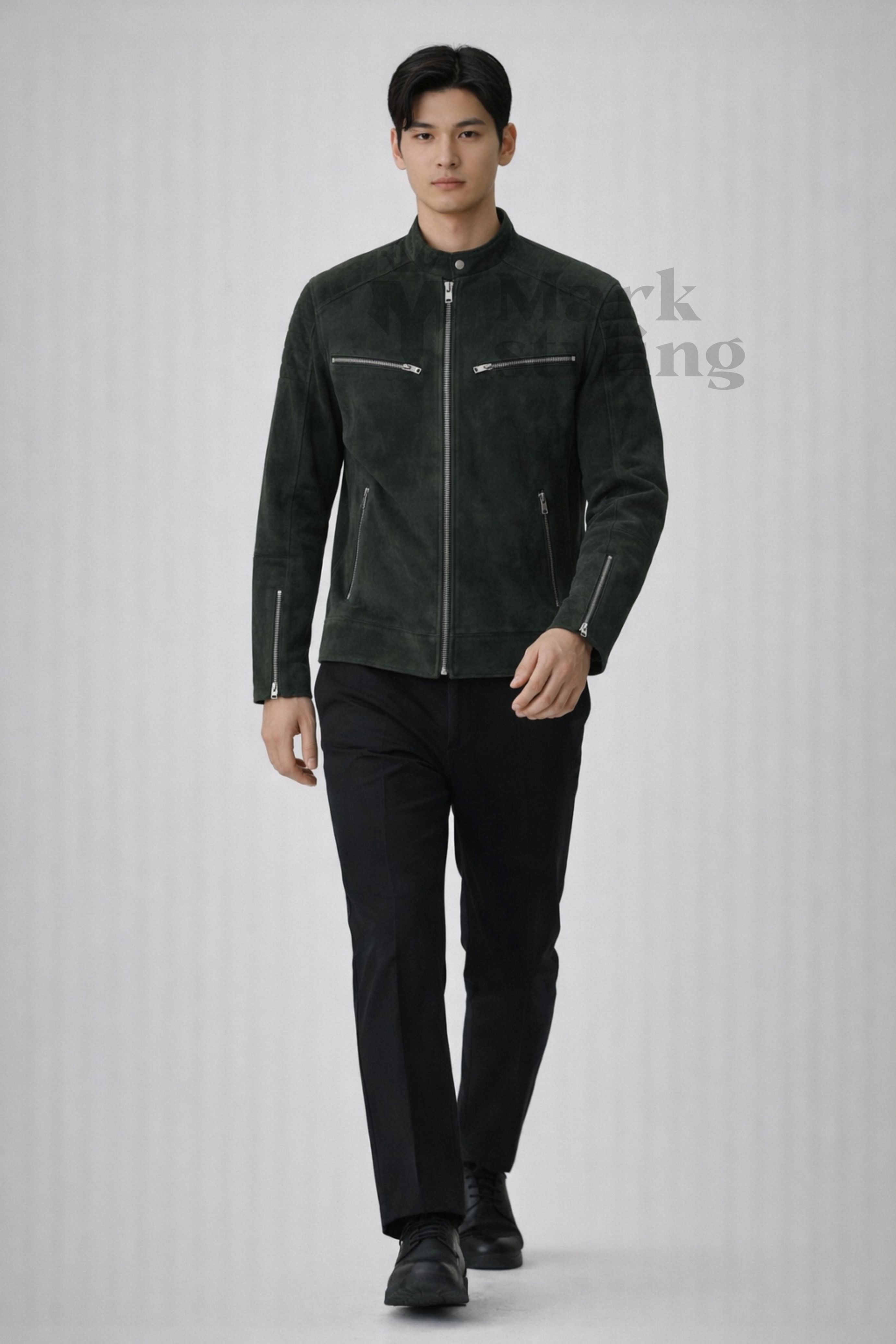 Emerald Quilted Moto-Racer By The Mark Styling