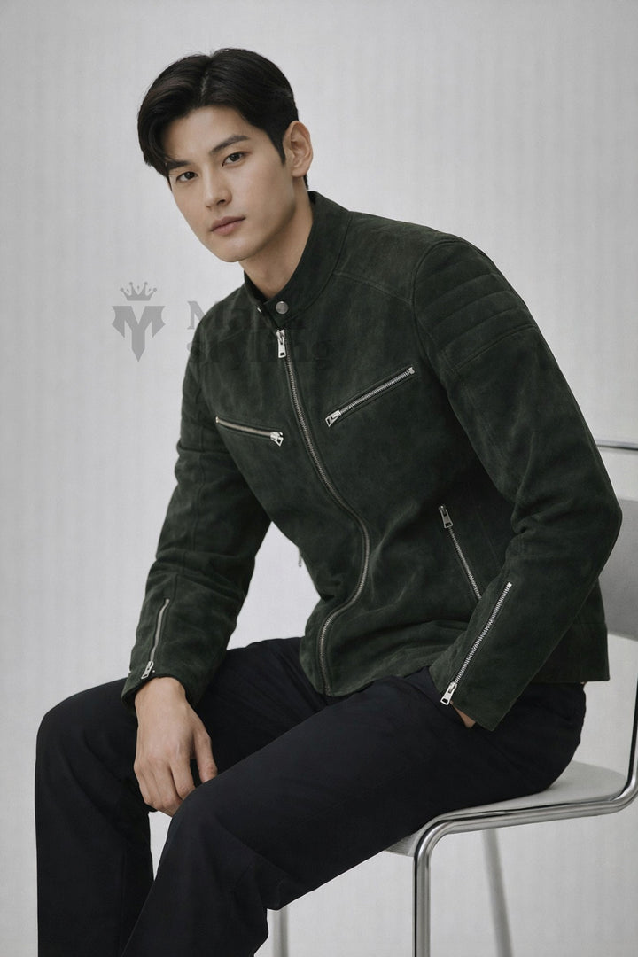 Emerald Quilted Moto-Racer By The Mark Styling