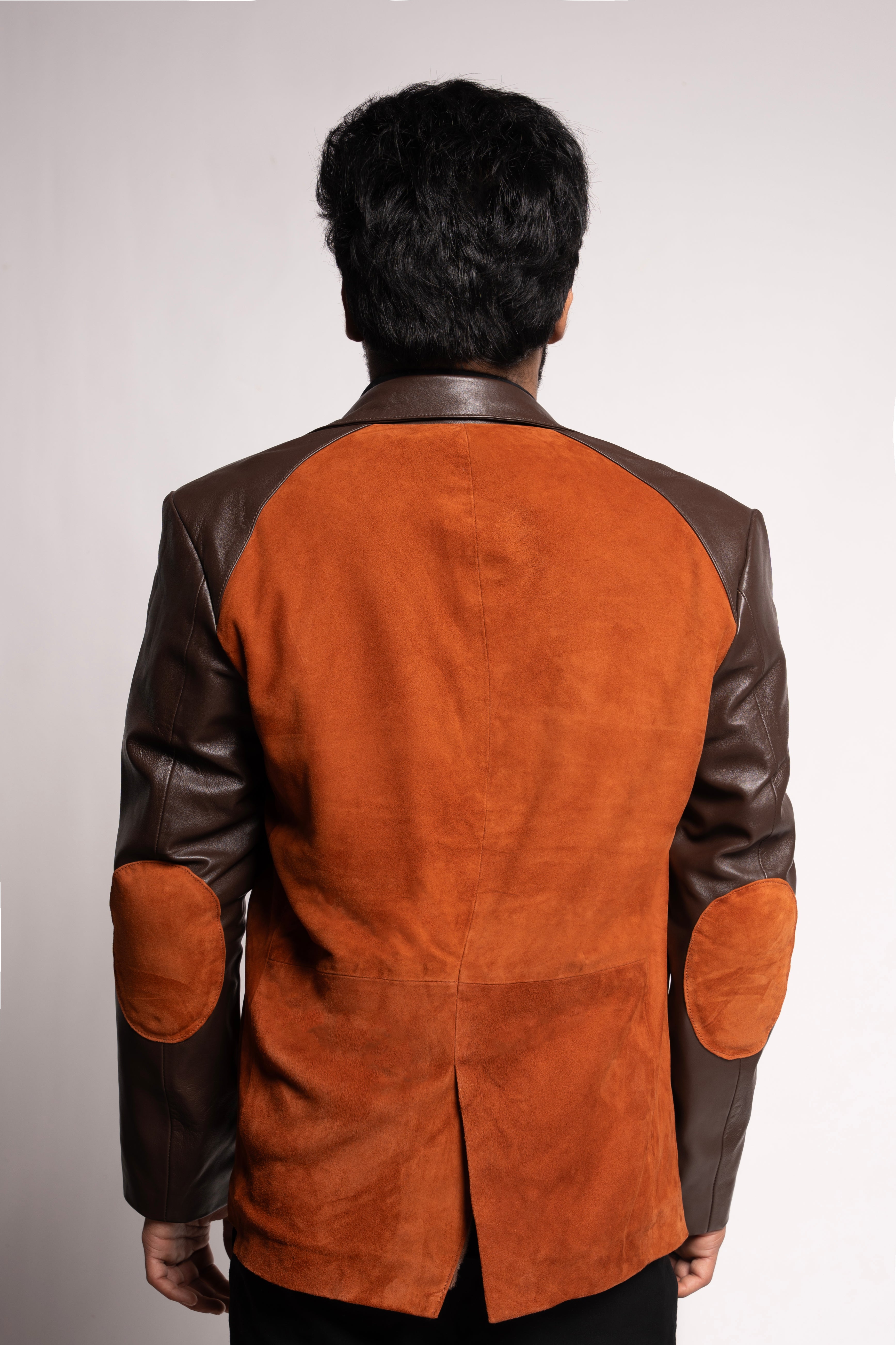 Mark Styling Hybrid Suede & Leather Artisan Blazer