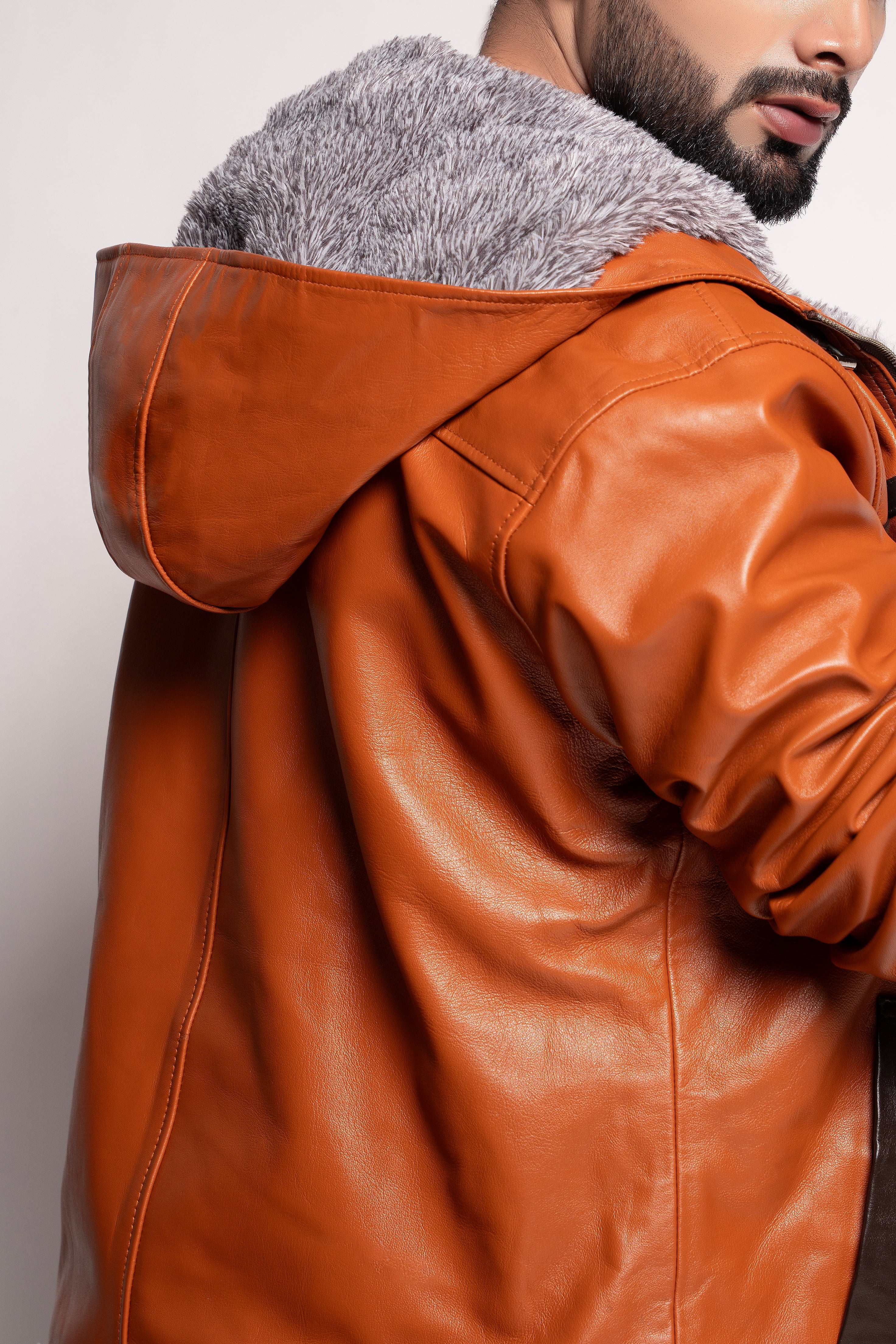 Markstyling Men's Genuine Premium Leather Jacket Real Motorcycle Jackets For Men