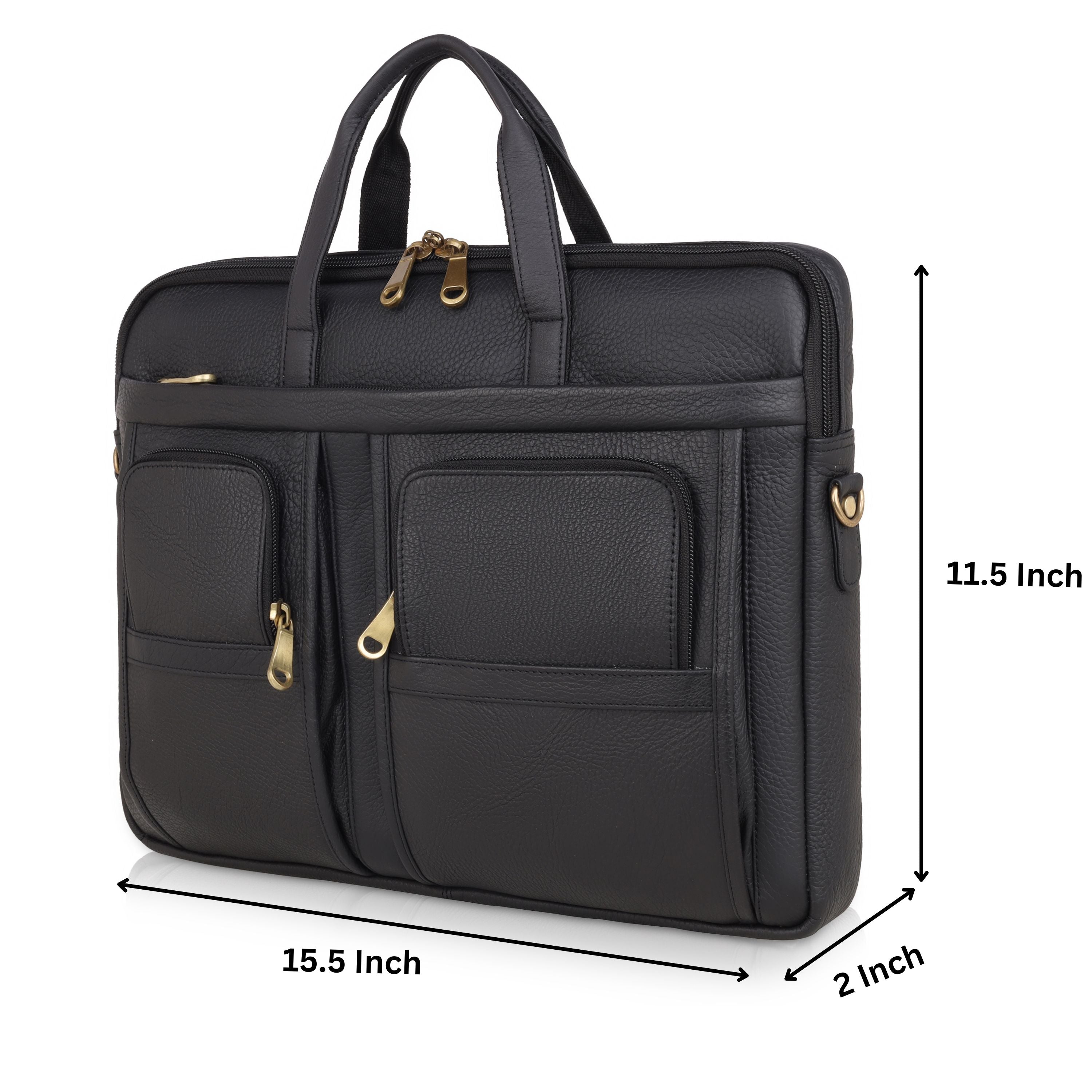 Mark Styling Multi-Pocket Executive Laptop Briefcase